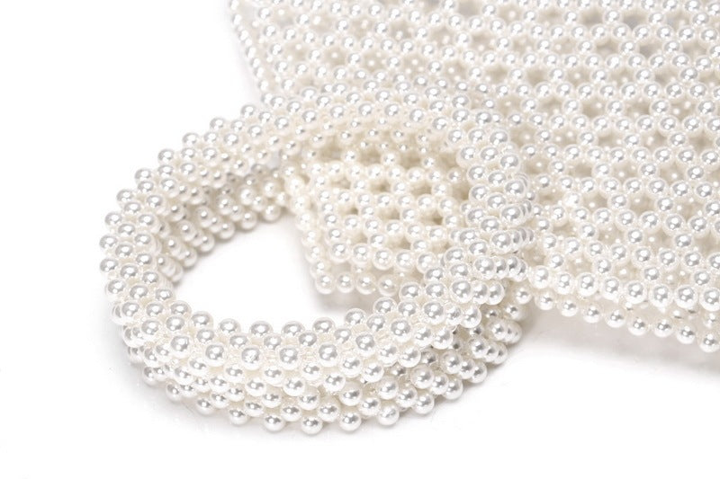 Élégance Nacrée - L e sac Orné de perle