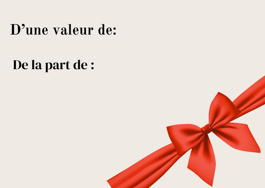 Carte Cadeau Nüy Collection